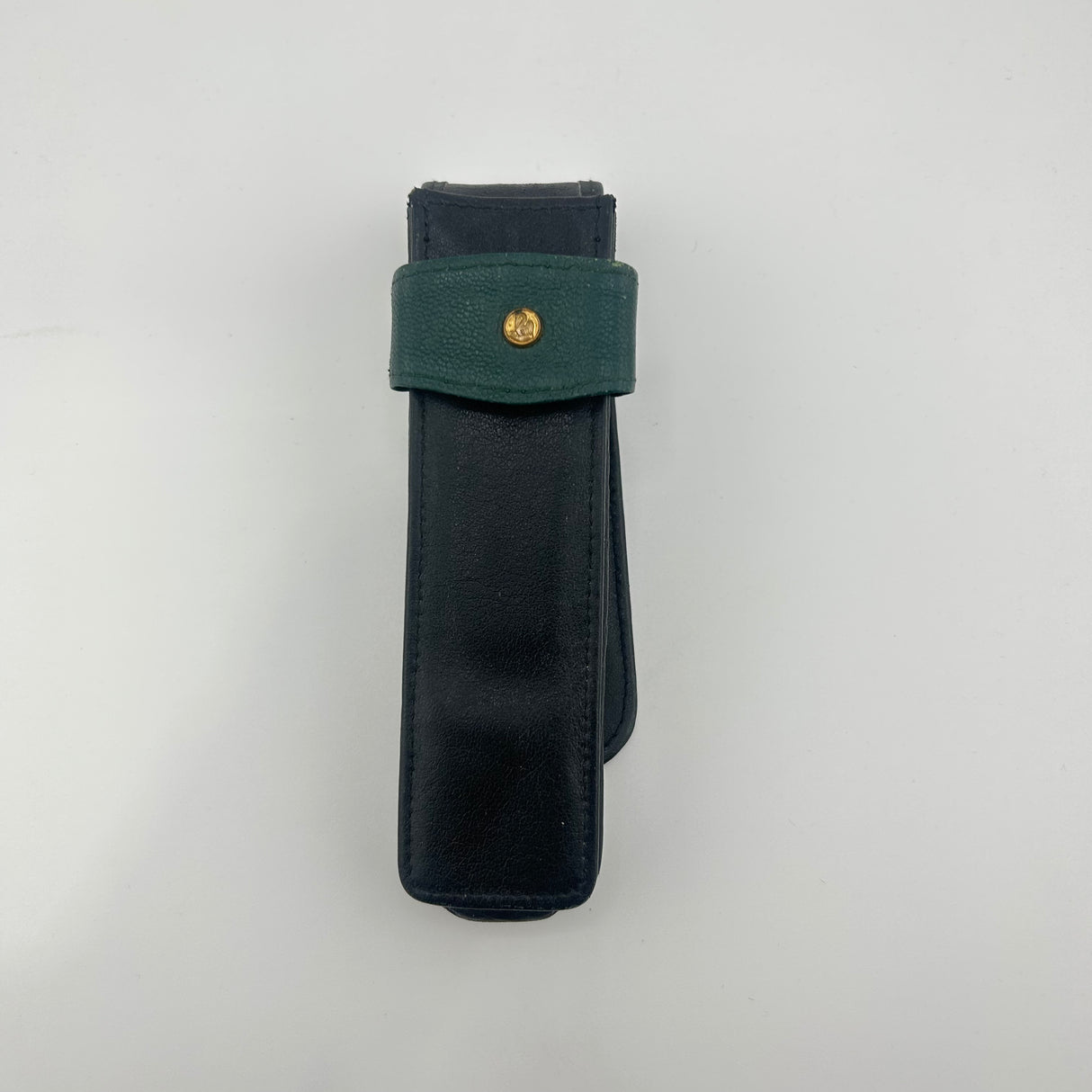 Pelikan Pen Pouch Green for one pen 100% Leather