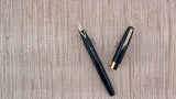 Sheaffer Imperial Black and Gold 14k Gold Nib - Fountain Pen