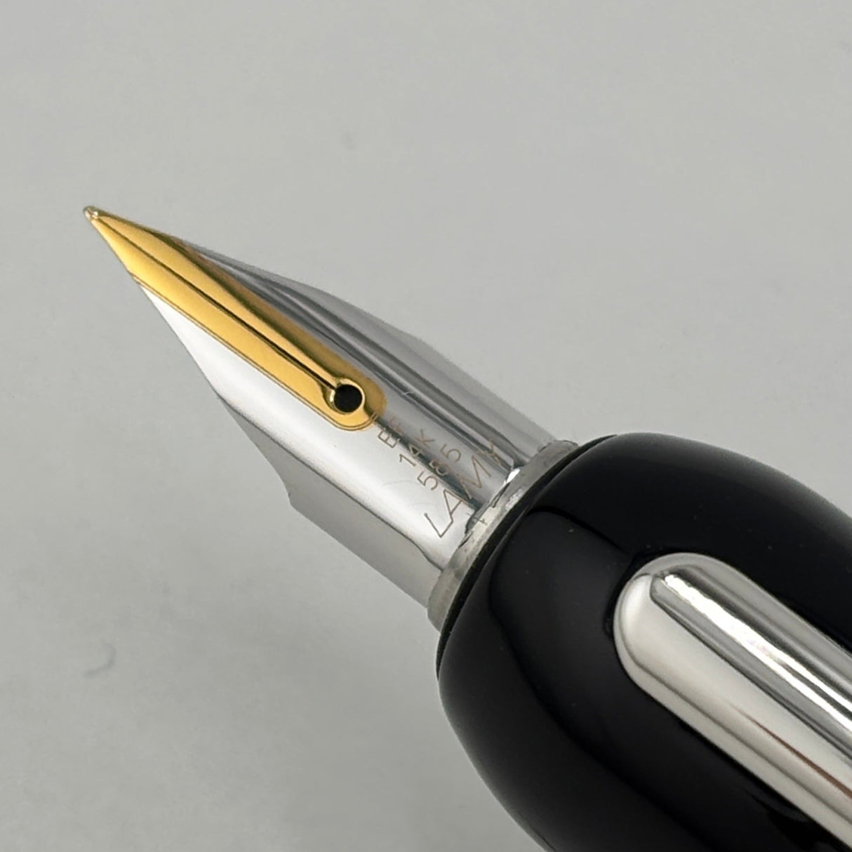 Lamy Dialog 3 Piano Black Retractable Nib Fountain Pen -  Extra Fine 2-Tone 14kt Gold Nib