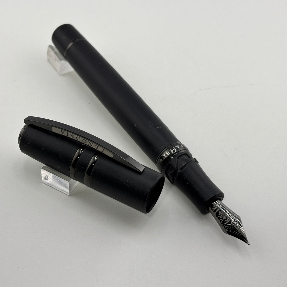 Visconti Homo Sapiens Dark Age Mid-Size Fountain Pen - Flexible Fine 23K Palladium Nib