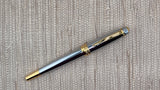 Cross Bailey Medalist in a polished Chrome with Gold-Plated Trim - Fountain Pen