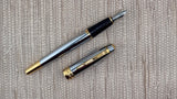 Cross Bailey Medalist in a polished Chrome with Gold-Plated Trim - Fountain Pen