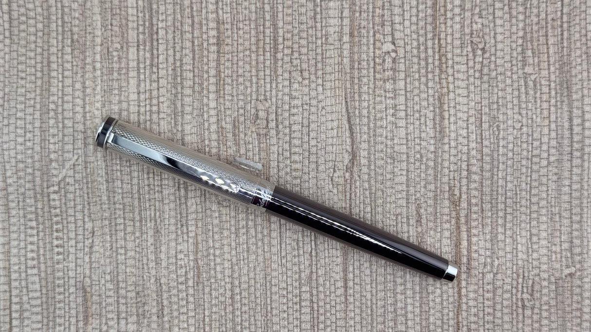 Waldmann Edelfeder Metallic Chocolate and Silver Cap - Fountain Pen