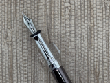 Waldmann Edelfeder Metallic Chocolate and Silver Cap - Fountain Pen