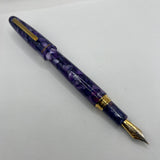 Esterbrook Estie Lilac Marble Oversized Fountain Pen -  Medium Gold-Plated Nib