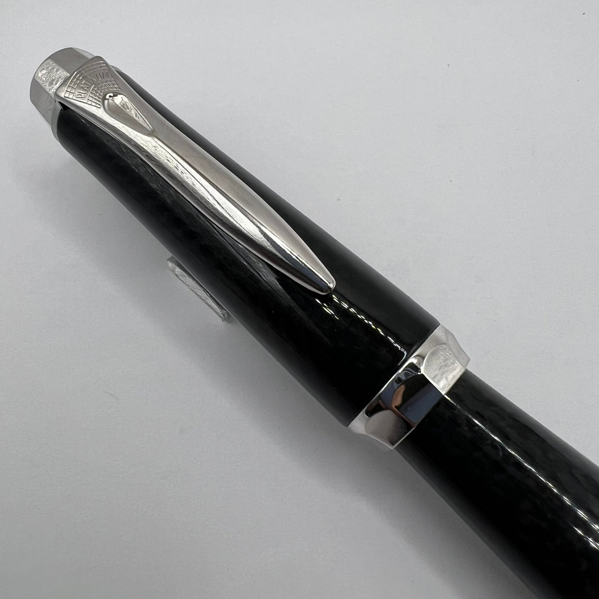 Platinum 90th Anniversary Carbon Fiber 25G Limited Edition Fountain Pen  - Fine 18kt Gold Nib