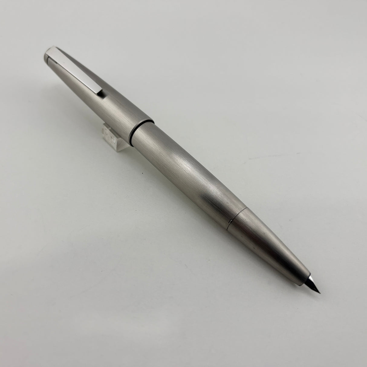 Lamy #2000 Matte Brushed Stainless Steel Fountain Pen - Fine 14kt Gold Nib