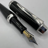 Platinum 90th Anniversary Carbon Fiber 25G Limited Edition Fountain Pen  - Fine 18kt Gold Nib