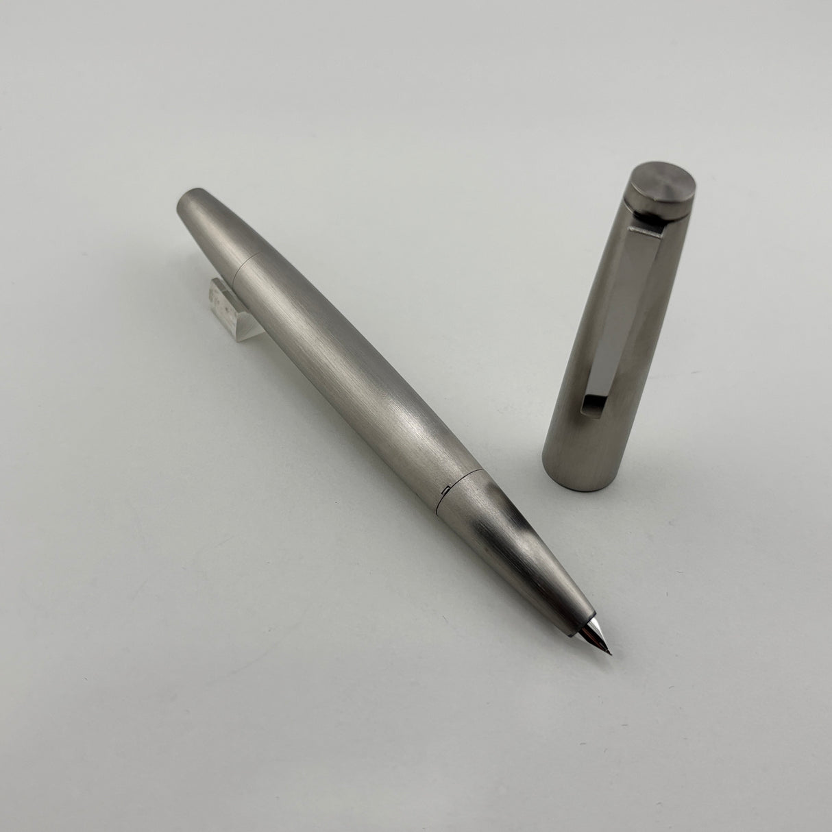 Lamy #2000 Matte Brushed Stainless Steel Fountain Pen - Fine 14kt Gold Nib