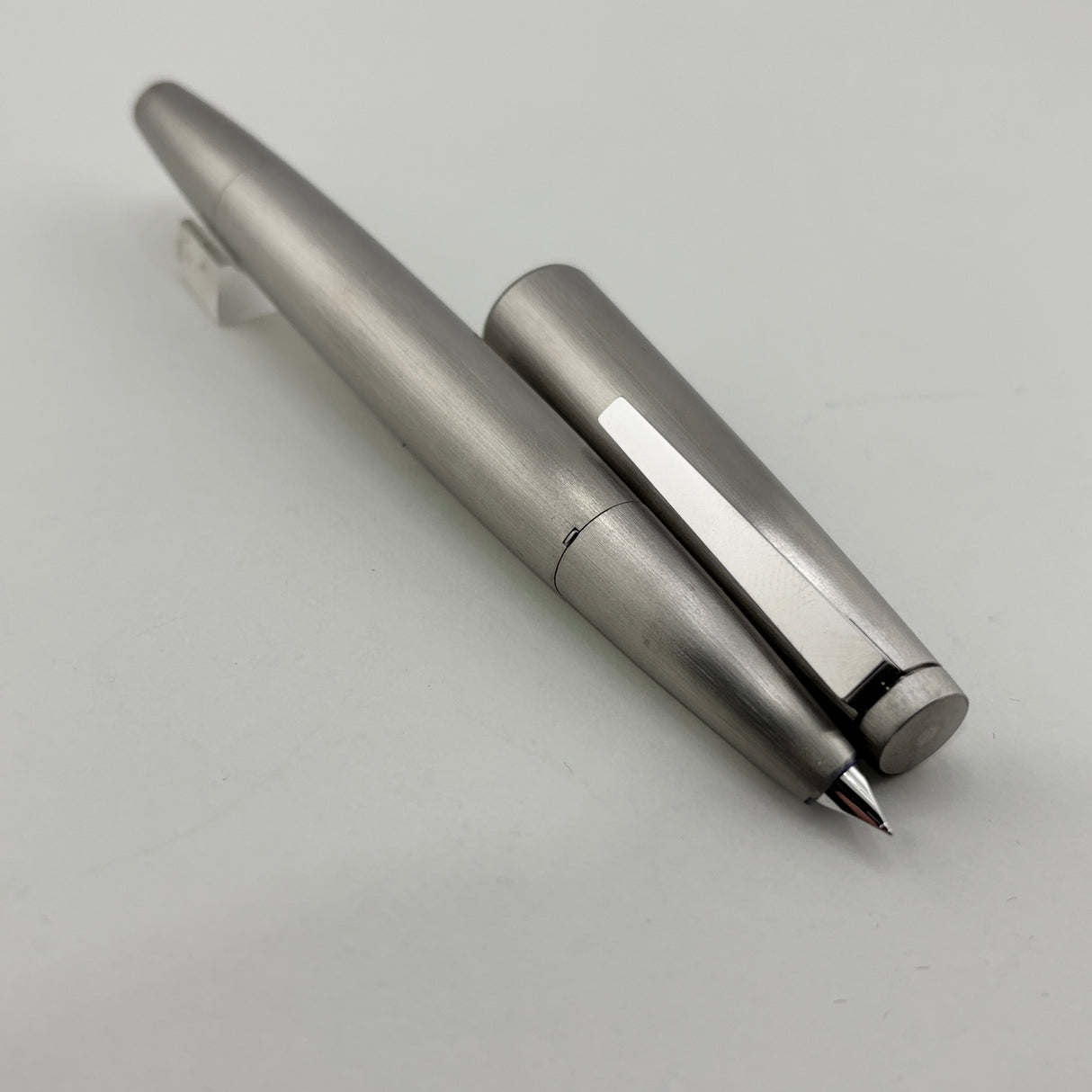 Lamy #2000 Matte Brushed Stainless Steel Fountain Pen - Fine 14kt Gold Nib