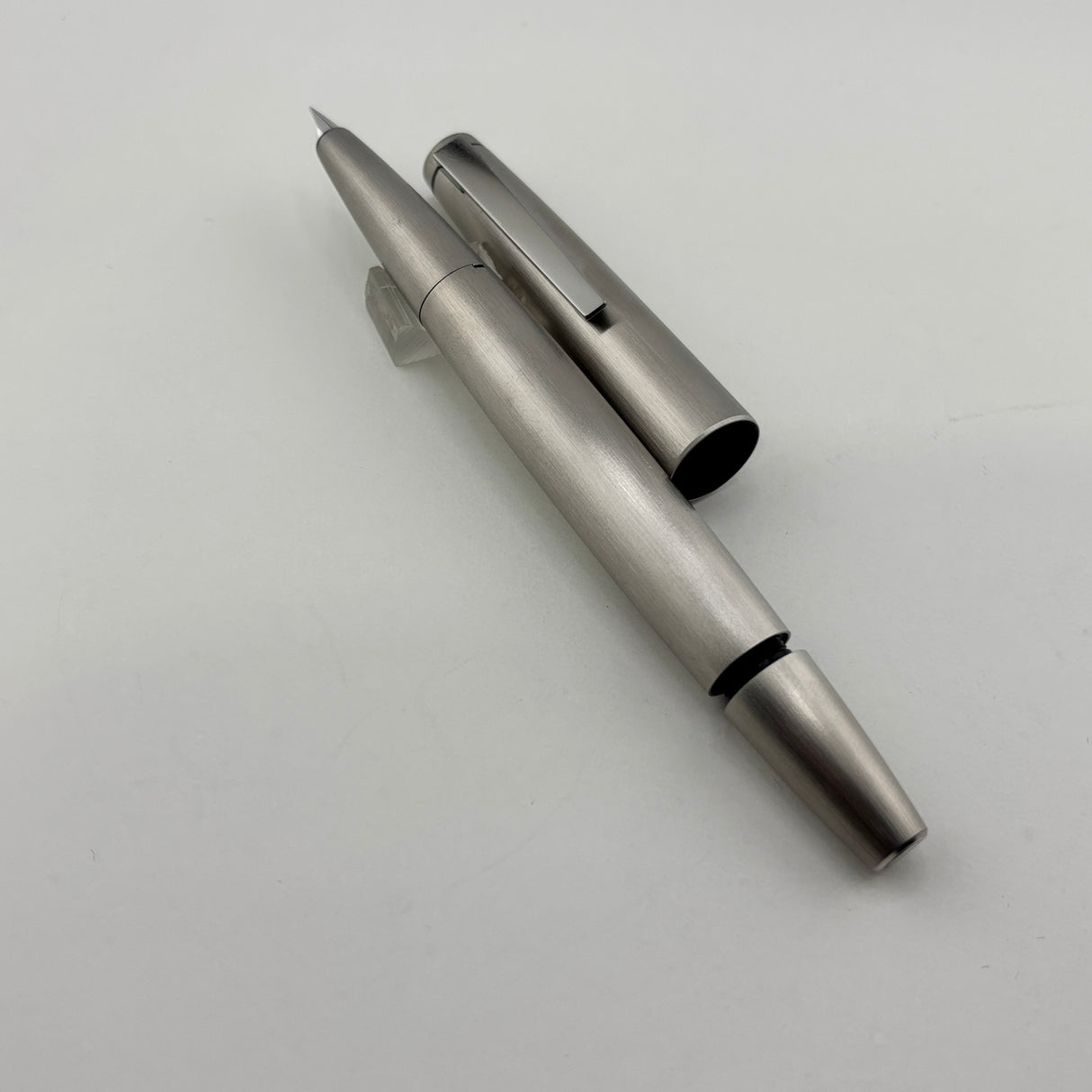 Lamy #2000 Matte Brushed Stainless Steel Fountain Pen - Fine 14kt Gold Nib
