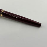 Montblanc Classic Bordeaux Resin Fountain Pen  - Fine 14 Kt Gold Nib