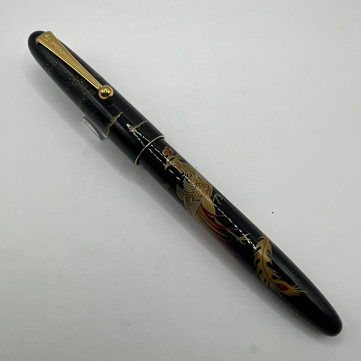 Namiki Nippon Art Chinese Phoenix Fountain Pen  - Medium 14kt Gold Nib