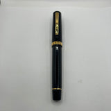 OMAS Arte Italiana Oversized Black Paragon Fountain Pen - Medium 18kt Gold Nib