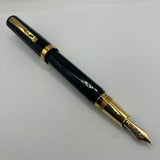 OMAS Arte Italiana Oversized Black Paragon Fountain Pen - Medium 18kt Gold Nib