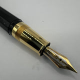 OMAS Arte Italiana Oversized Black Paragon Fountain Pen - Medium 18kt Gold Nib