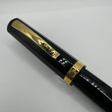 OMAS Arte Italiana Oversized Black Paragon Fountain Pen - Medium 18kt Gold Nib