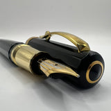 OMAS Arte Italiana Oversized Black Paragon Fountain Pen - Medium 18kt Gold Nib