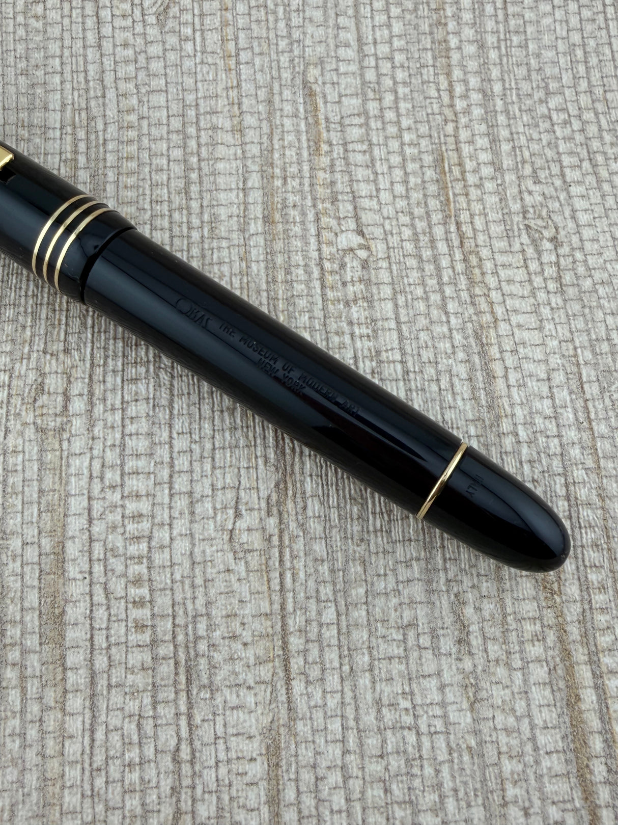 OMAS Black Ogiva Moma - Museum of Modern Art Of New York - Rollerball Pen