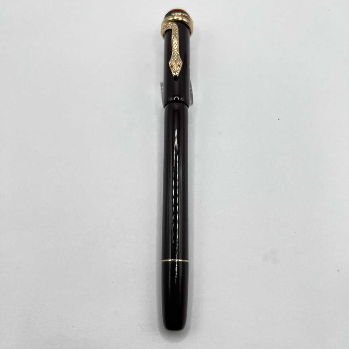 Montblanc Heritage Rouge Et Noir Tropic Brown Fountain Pen  - Fine 14kt Gold Nib