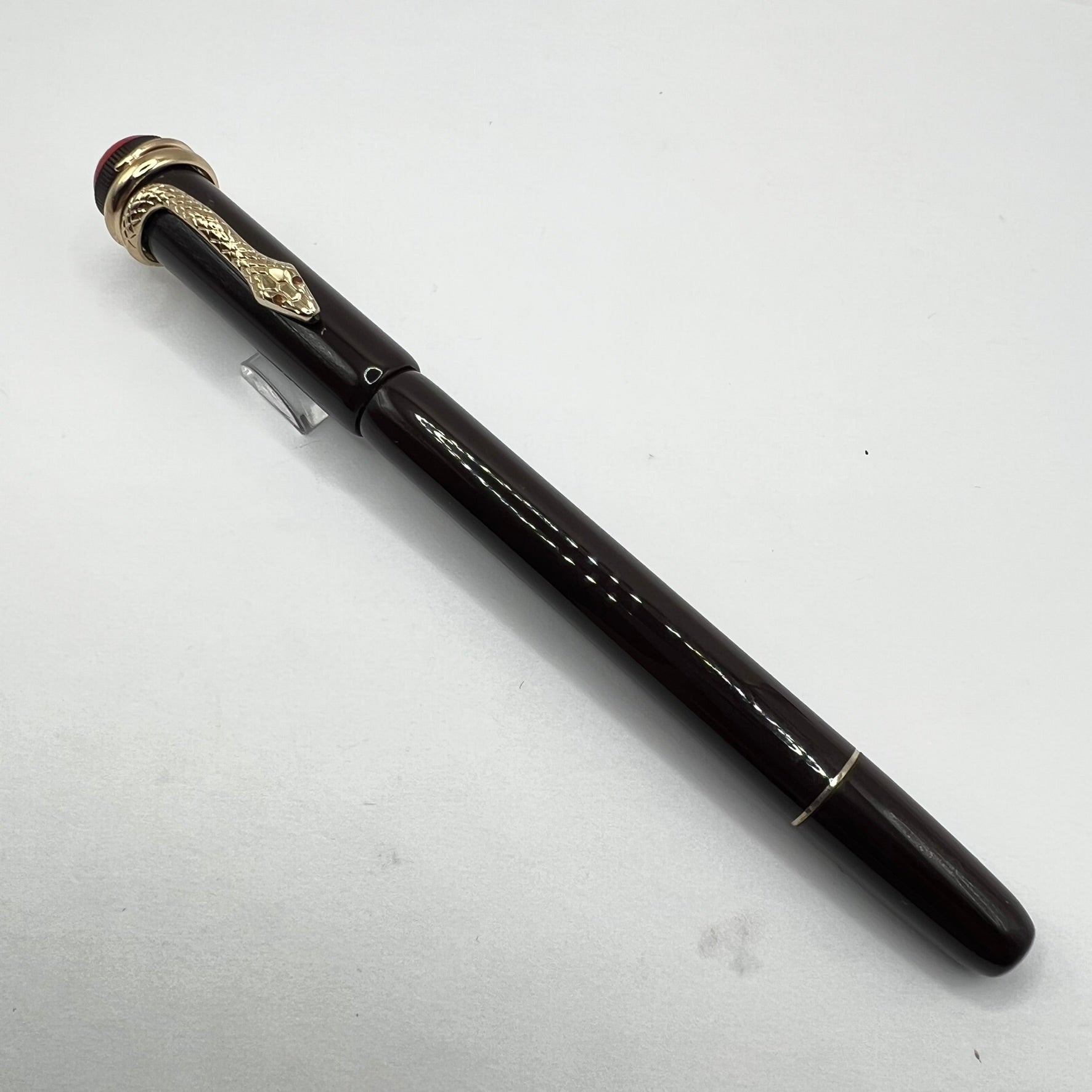 Montblanc Heritage Rouge Et Noir Tropic Brown Fountain Pen - Fine