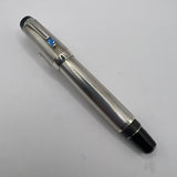 Montblanc Boheme Sterling Silver Barleycorn Retractable Nib Fountain Pen  - Medium 18kt Gold Nib