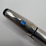 Montblanc Boheme Sterling Silver Barleycorn Retractable Nib Fountain Pen  - Medium 18kt Gold Nib