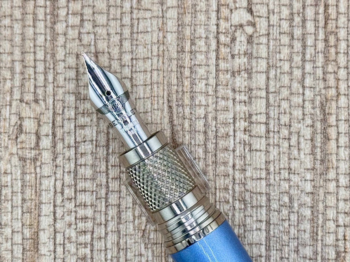 Tibaldi For Bentley Continental Silverlake Blue Limited Edition Fountain Pen - Medium 18kt Gold Nib