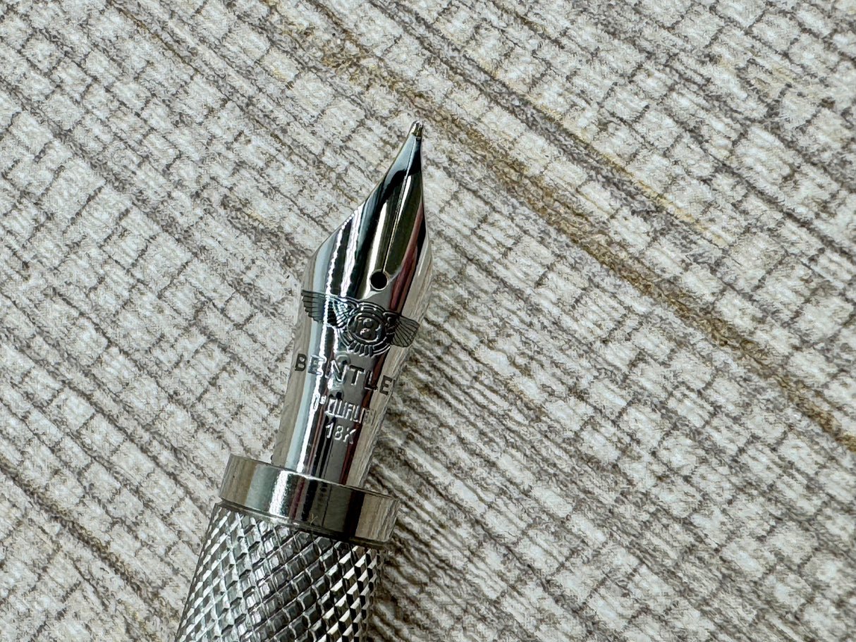 Tibaldi For Bentley Continental Silverlake Blue Limited Edition Fountain Pen - Medium 18kt Gold Nib