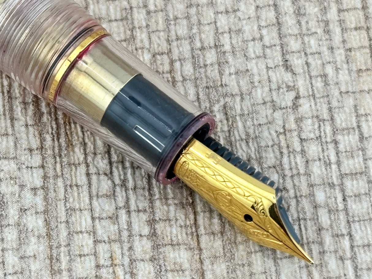 Sailor 1911  Standard Size Clear Demonstrator 14K Gold Nib - Fountain Pen