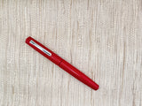 Nakaya Naka-ai Writer Shu Polished Rhodium clip Elastic nib !!- Fountain Pen