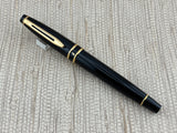 Waterman Expert Black Gold Trim  - Rollerball Pen