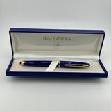 Waterman Carene Royal  Blue of France Gold trim Boxed - Roller Ball