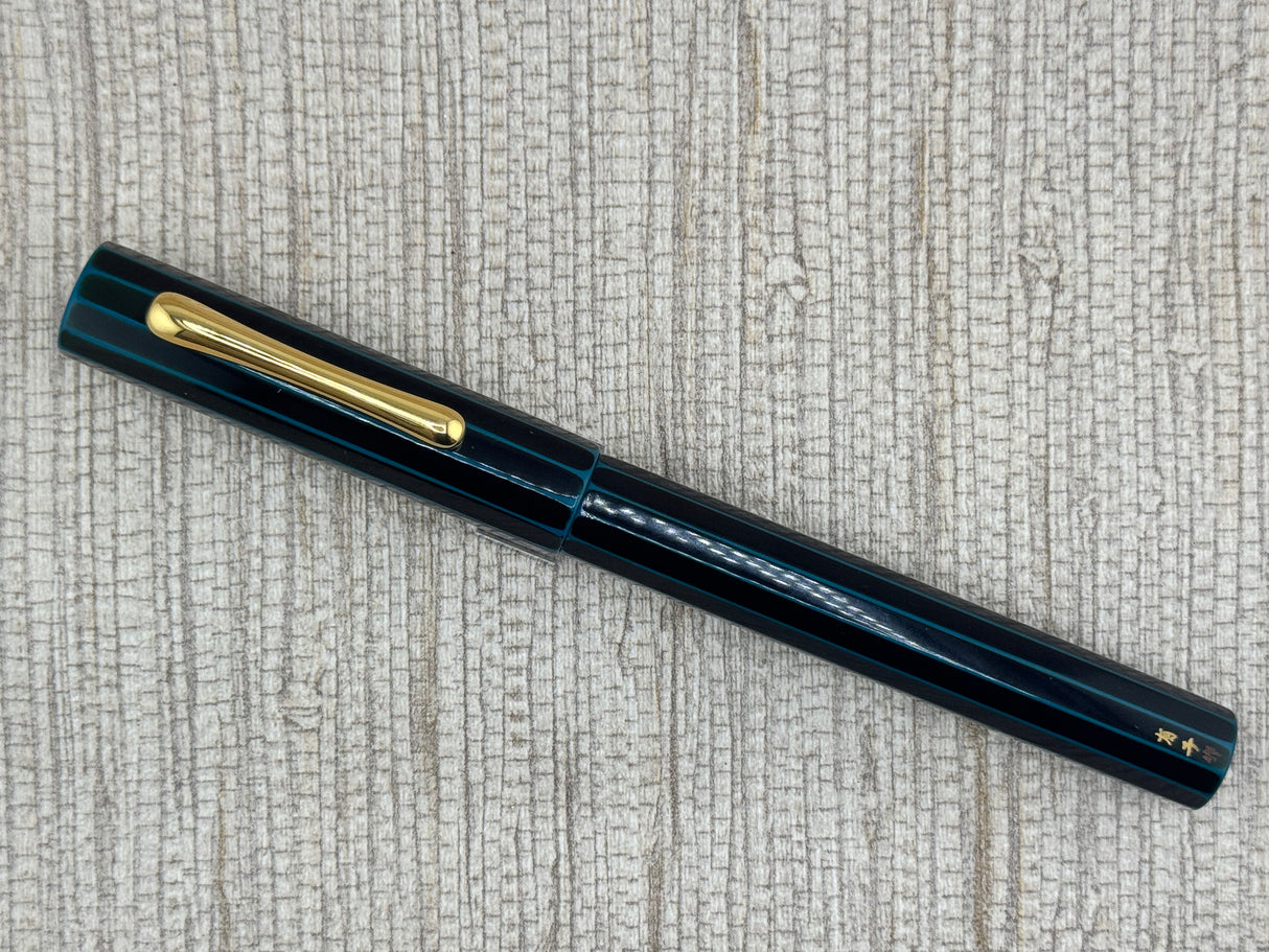 Taccia Kaku-Tate Navy Blue Limited Edition Thin stripe - Fountain Pen