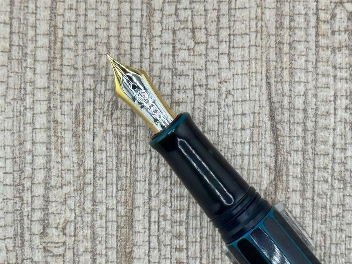 Taccia Kaku-Tate Navy Blue Limited Edition Thin stripe - Fountain Pen