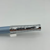 Cross Sauvage Moonstone Blue Python Cap Pattern Boxed - Roller Ball