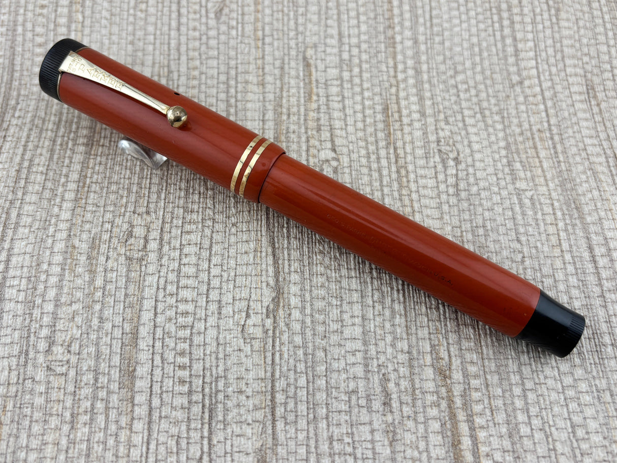Parker Duofold Senior Orange " big brother " - Fountain Pen