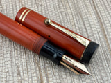Parker Duofold Senior Orange " big brother " - Fountain Pen