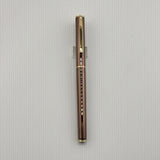 Sheaffer Fashion Rollerball and Ball Pen Set Boxed Gun Metal Gold Trim