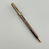 Sheaffer Fashion Rollerball and Ball Pen Set Boxed Gun Metal Gold Trim