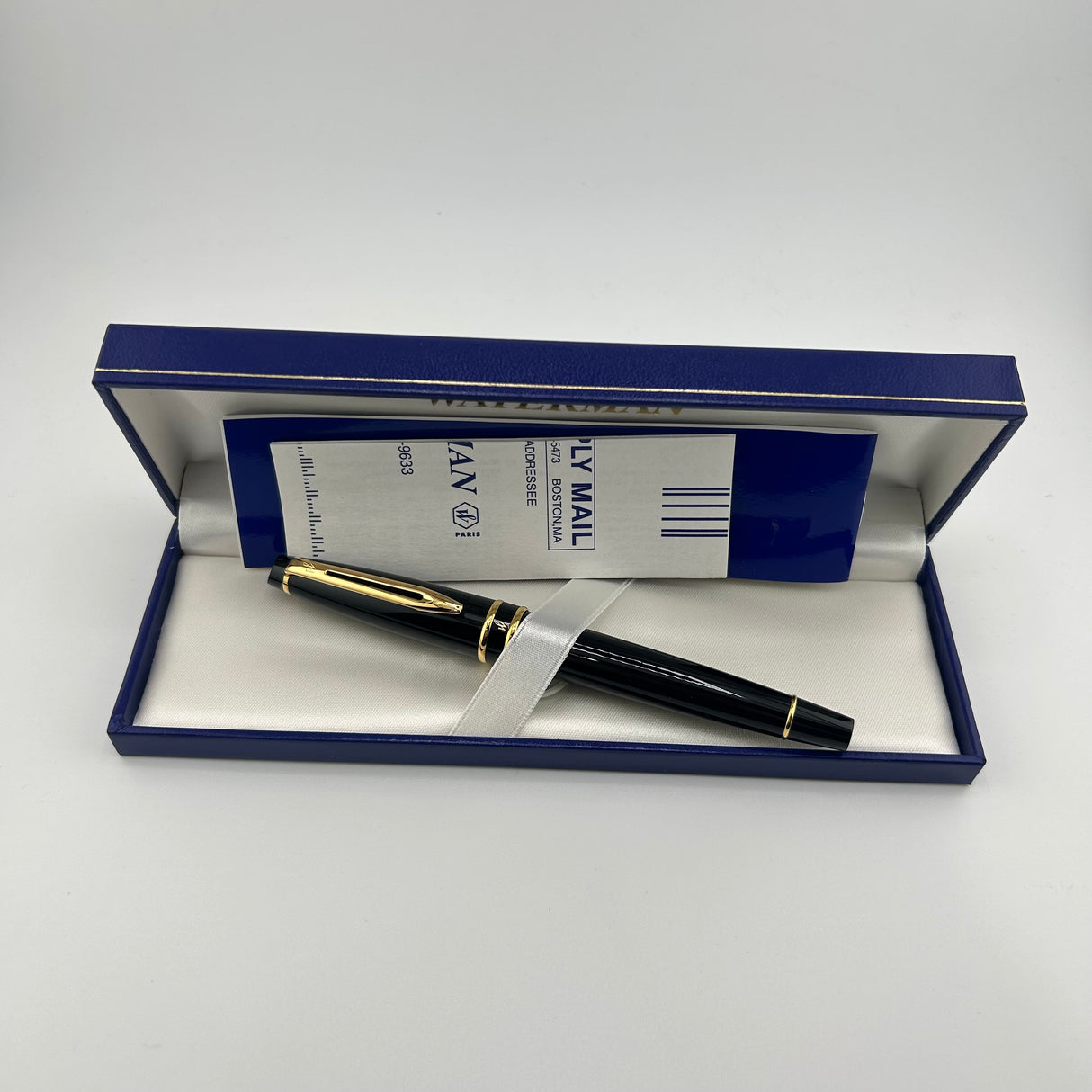 Waterman Expert Black gold trim - Roller Ball
