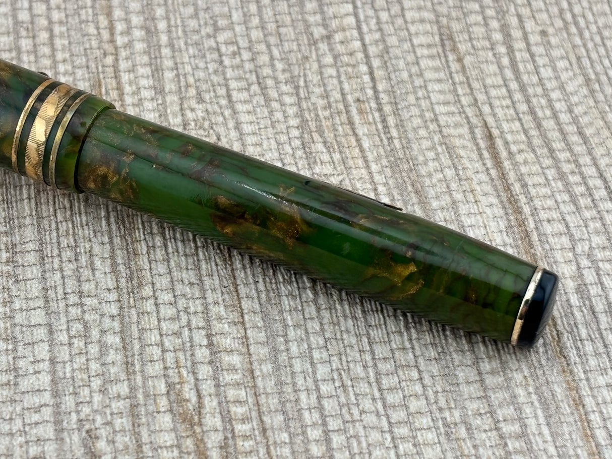 Wahl-Eversharp Gold Seal Decoband  Brazilian Green - Fountain Pen