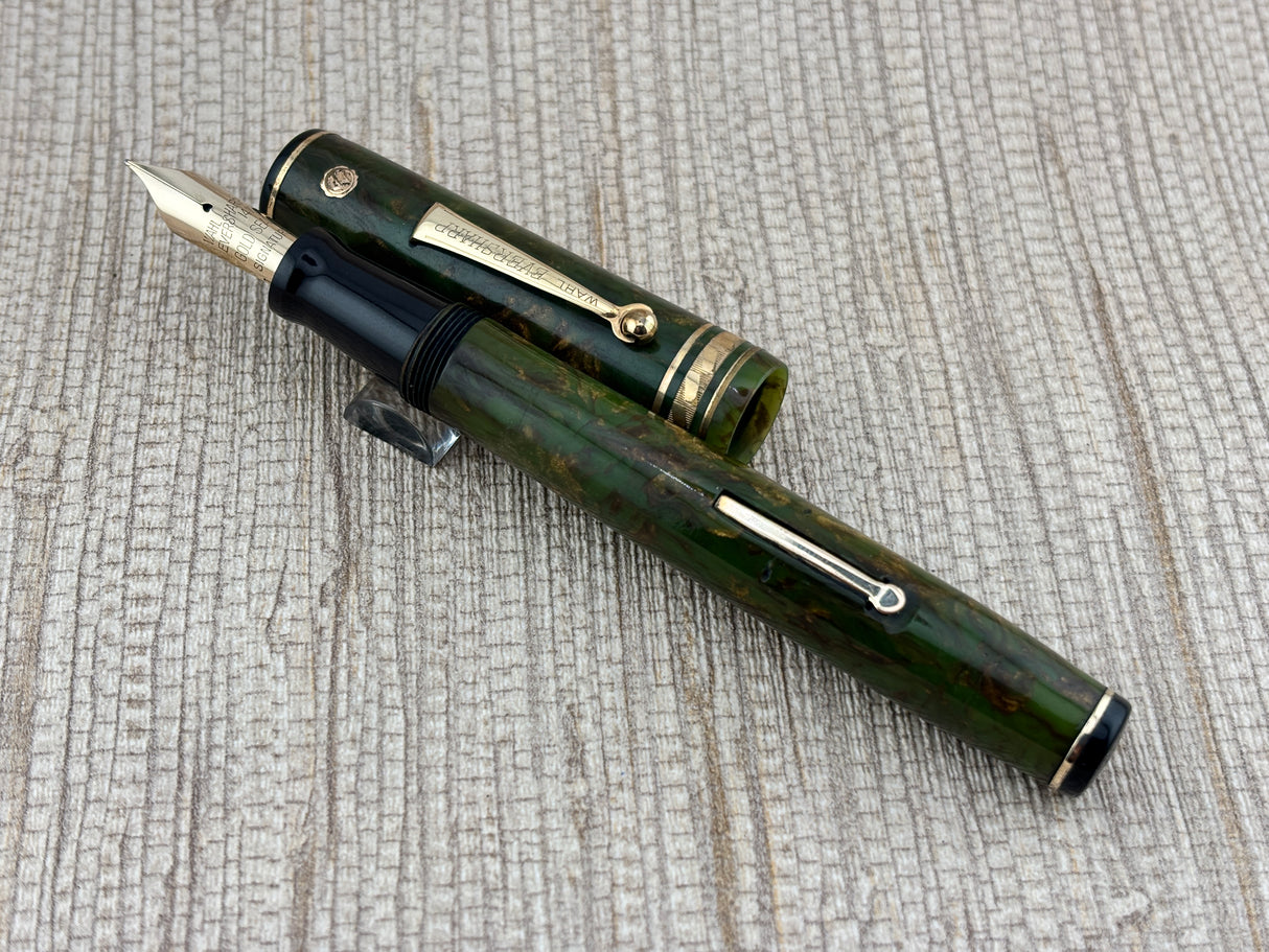 Wahl-Eversharp Gold Seal Decoband  Brazilian Green - Fountain Pen