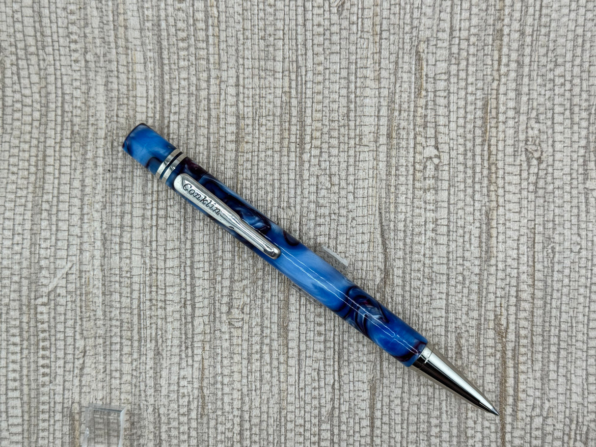 Conklin Swirl Marbled Blue - Ballpoint Pen