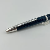 Pilot Vanishing Point Carbonesque Blue Ball Pen RARE !