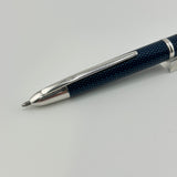 Pilot Vanishing Point Carbonesque Blue Ball Pen RARE !