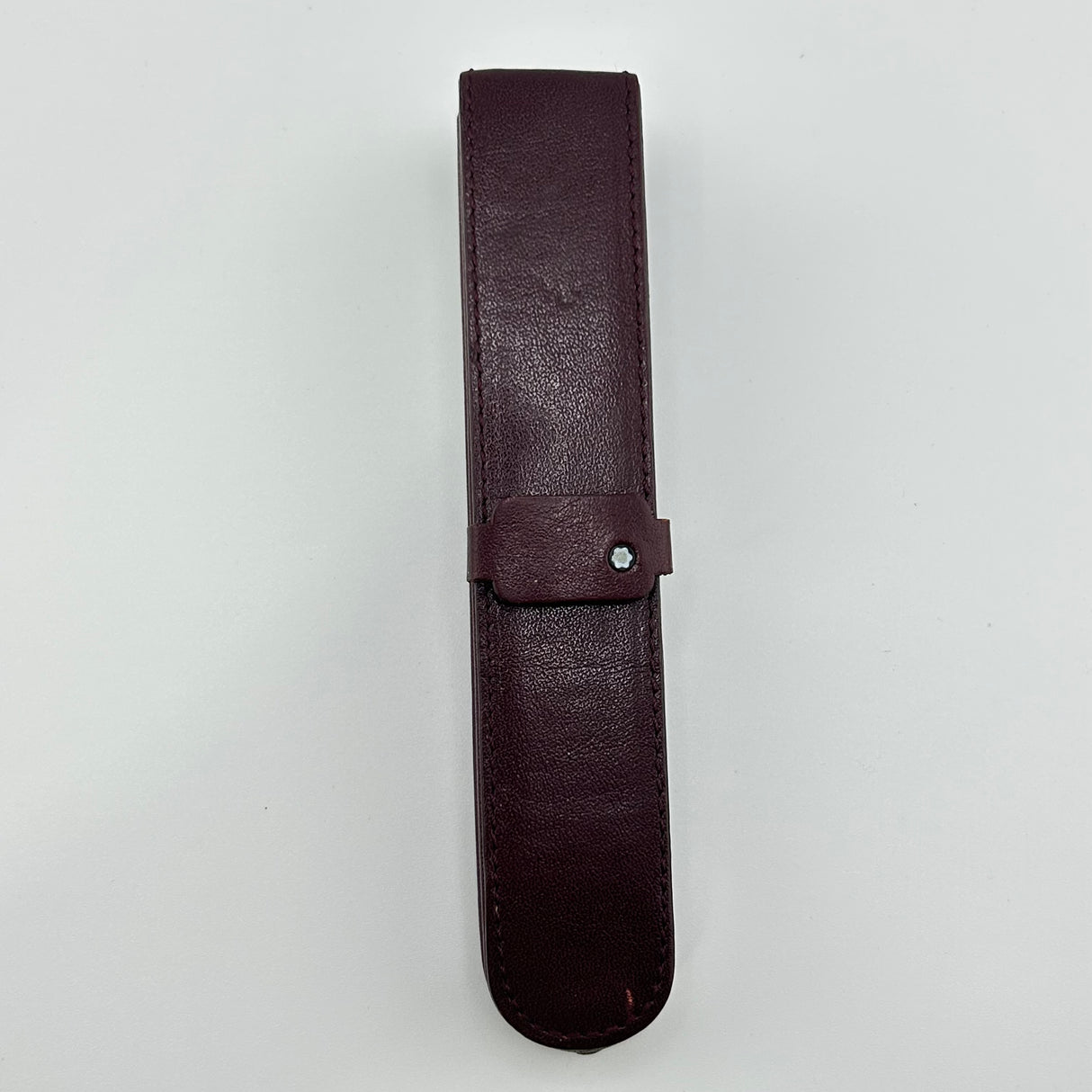 Montblanc Burgundy Leather pen pouch for 1 pen