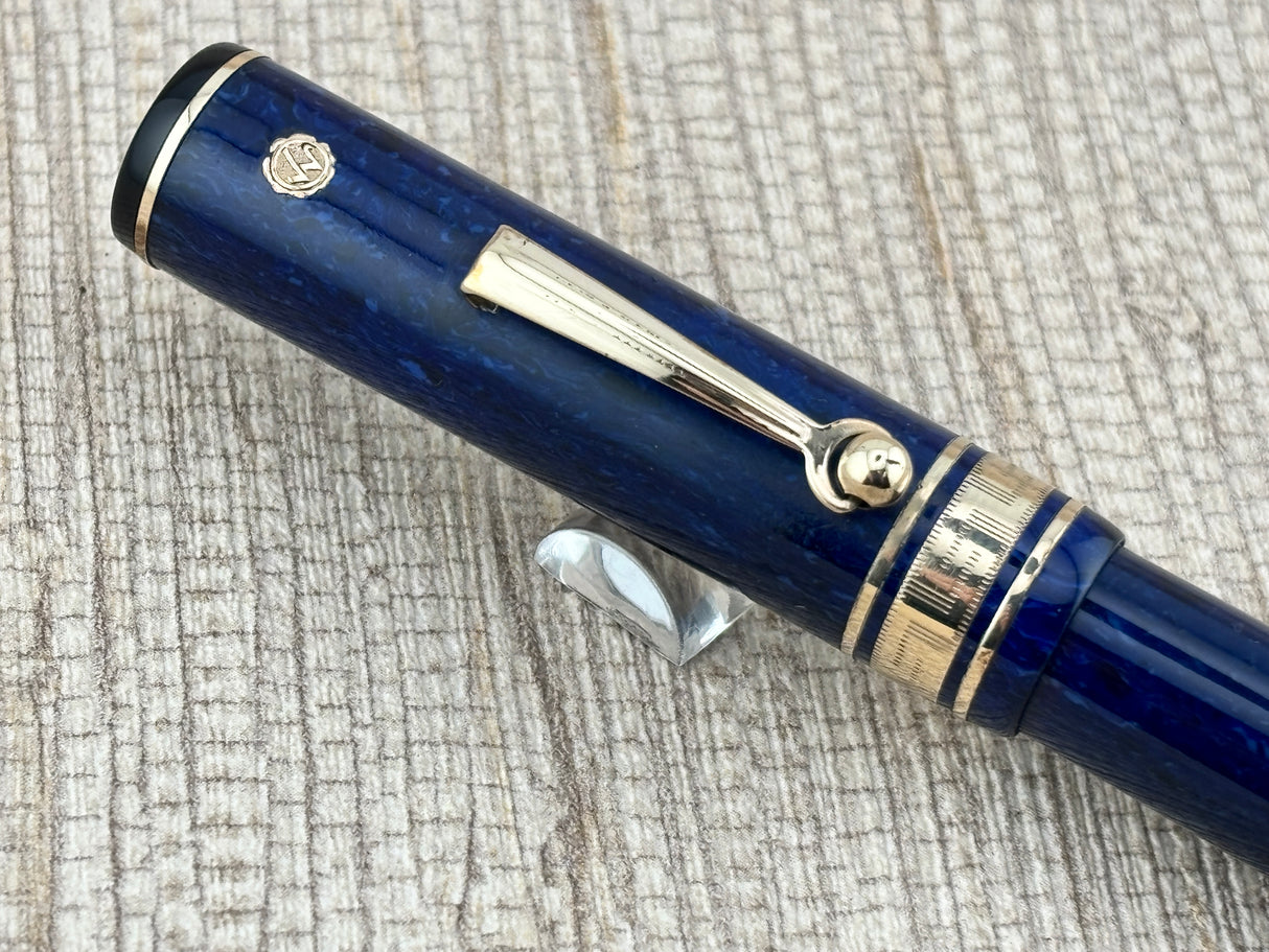 Wahl-Eversharp Gold Seal Decoband  Blue Lapis - Fountain Pen