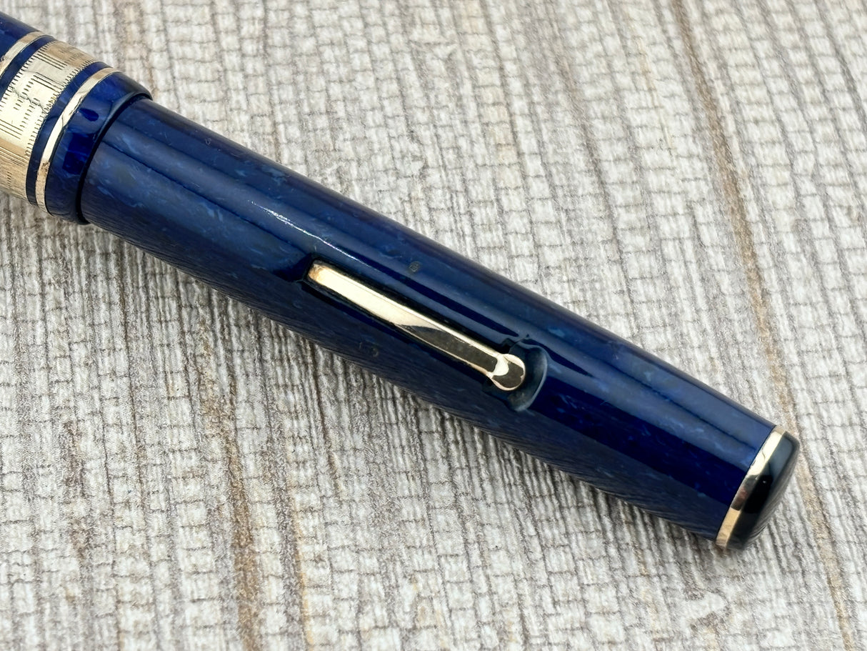 Wahl-Eversharp Gold Seal Decoband  Blue Lapis - Fountain Pen