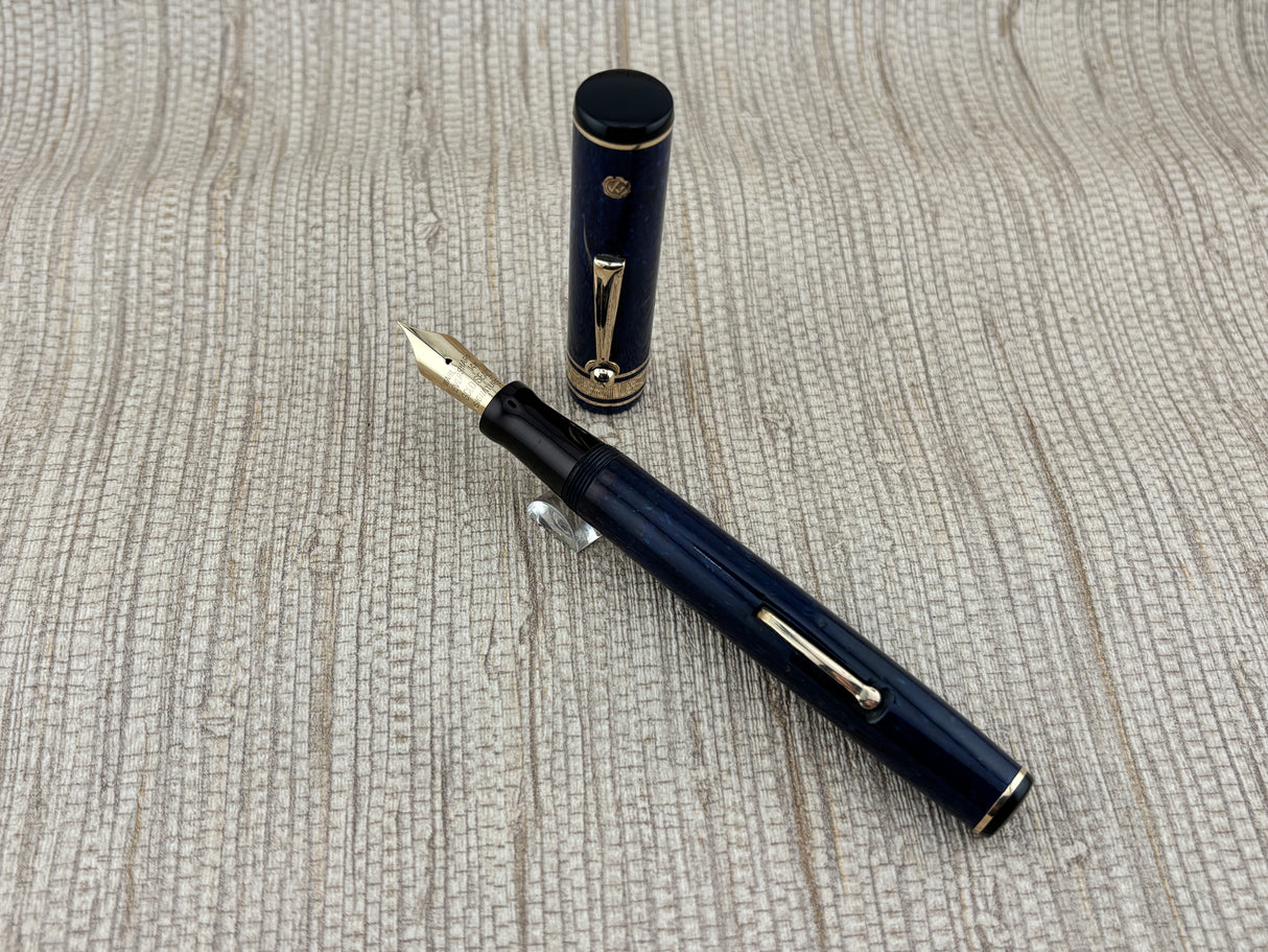 Wahl-Eversharp Gold Seal Decoband  Blue Lapis - Fountain Pen